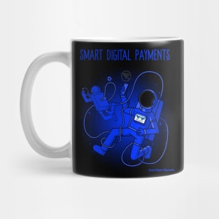 Smart Digital Payments 2 astronauts Mug